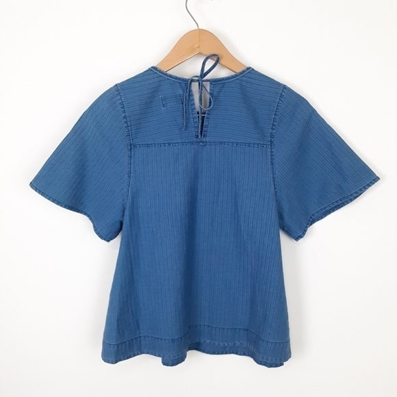 J. Crew Chambray Blouse Size XS - Picture 10 of 10